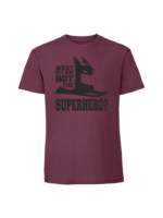 Męska koszulka  z nadrukiem – what if i am not the superher - obrazek 5