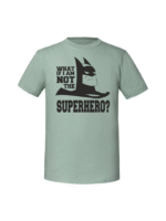 Męska koszulka  z nadrukiem – what if i am not the superher - obrazek 6