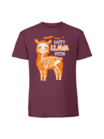 Męska koszulka  z nadrukiem – happy llamaween halloween v1 - obrazek 5