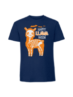 Męska koszulka  z nadrukiem – happy llamaween halloween v1 - obrazek 7