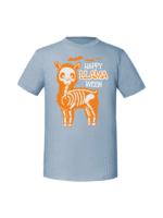 Męska koszulka  z nadrukiem – happy llamaween halloween v1 - obrazek 2
