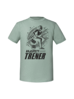 Męska koszulka  z nadrukiem – NAJLEPSZY TRENER v1 - obrazek 2