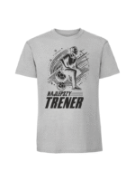 Męska koszulka  z nadrukiem – NAJLEPSZY TRENER v1