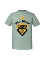 Męska koszulka  z nadrukiem – Najlepszy Cukiernik - obrazek 2