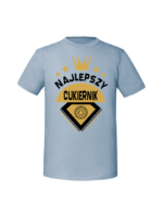 Męska koszulka  z nadrukiem – Najlepszy Cukiernik - obrazek 3