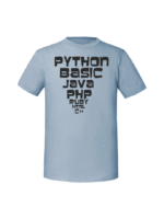 Męska koszulka  z nadrukiem – python basic java - obrazek 4