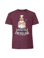 Męska koszulka  z nadrukiem – MKISTRZ PATELNI - obrazek 2