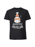 Męska koszulka  z nadrukiem – MKISTRZ PATELNI - obrazek 5