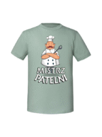 Męska koszulka  z nadrukiem – MKISTRZ PATELNI