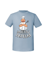 Męska koszulka  z nadrukiem – MKISTRZ PATELNI - obrazek 8
