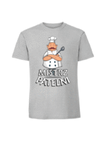 Męska koszulka  z nadrukiem – MKISTRZ PATELNI - obrazek 7