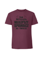 Męska koszulka  z nadrukiem – NAJLEPSZY SPAWACZ v3