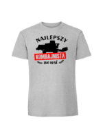 Męska koszulka  z nadrukiem – Najlepszy kombajnista - obrazek 4