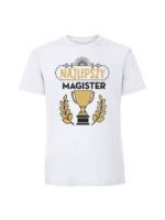 Męska koszulka  z nadrukiem – NAJLEPSZY MAGISTER PUCHAR - obrazek 3