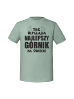 Męska koszulka  z nadrukiem – NAJLEPSZY GÓRNIK v2 - obrazek 4