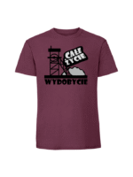 Męska koszulka  z nadrukiem – Całe życie wydobycie - obrazek 6