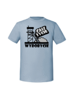 Męska koszulka  z nadrukiem – Całe życie wydobycie - obrazek 2