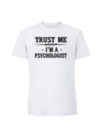 Męska koszulka  z nadrukiem – Trust me i am a psychologist