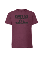 Męska koszulka  z nadrukiem – Trust me i am a psychologist - obrazek 6