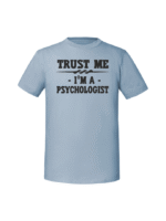 Męska koszulka  z nadrukiem – Trust me i am a psychologist - obrazek 2