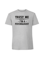Męska koszulka  z nadrukiem – Trust me i am a psychologist - obrazek 3