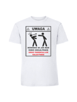 Męska koszulka  z nadrukiem – MÓWIENIE MI JAK MAM ROBIĆ SWOJĄ PRACĘ - obrazek 6