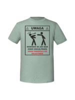 Męska koszulka  z nadrukiem – MÓWIENIE MI JAK MAM ROBIĆ SWOJĄ PRACĘ - obrazek 4