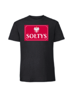 Męska koszulka  z nadrukiem – sołtys tabliczka - obrazek 2