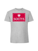 Męska koszulka  z nadrukiem – sołtys tabliczka - obrazek 4