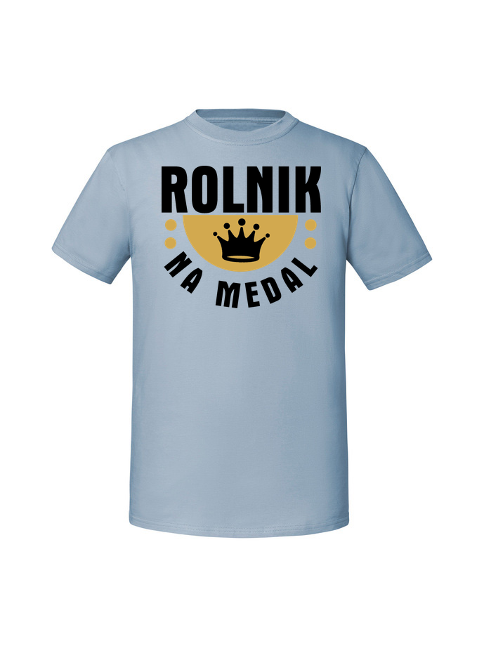 PR00158_mineralny_blekit.png Męska koszulka z nadrukiem – Rolnik na medal - obrazek 1