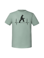 Męska koszulka  z nadrukiem – LINIA ŻYCIA STRAŻAK - obrazek 5