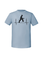 Męska koszulka  z nadrukiem – LINIA ŻYCIA STRAŻAK - obrazek 6