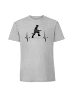 Męska koszulka  z nadrukiem – LINIA ŻYCIA STRAŻAK - obrazek 3