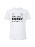 Męska koszulka  z nadrukiem – TAK WYGLĄDA NAJLEPSZY KOMINIARZ - obrazek 4