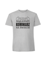Męska koszulka  z nadrukiem – TAK WYGLĄDA NAJLEPSZY KOMINIARZ - obrazek 5
