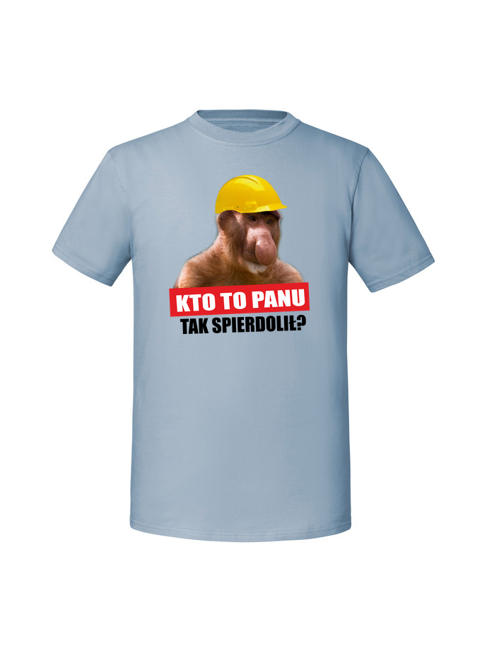 PR00170_mineralny_blekit.png Męska koszulka z nadrukiem – kto to panu tak spierdolił nosacz - obrazek 1