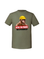 Męska koszulka  z nadrukiem – kto to panu tak spierdolił nosacz - obrazek 2