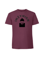 Męska koszulka  z nadrukiem – INŻYNIER - obrazek 2