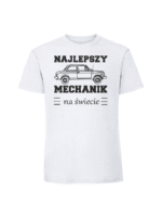 Męska koszulka  z nadrukiem – NAJLEPSZY MECHANIK v2 - obrazek 5