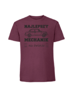 Męska koszulka  z nadrukiem – NAJLEPSZY MECHANIK v2 - obrazek 4