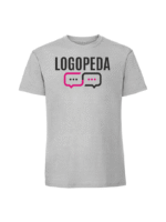 Męska koszulka  z nadrukiem – logopeda