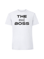 Męska koszulka  z nadrukiem – THE REAL BOSS - obrazek 2