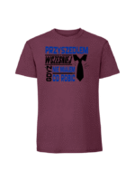 Męska koszulka  z nadrukiem – Przyszedłem wcześniej - obrazek 5