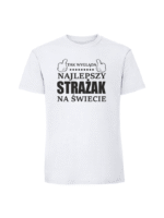 Męska koszulka  z nadrukiem – TAK-WYGLADA-STRAŻAK - obrazek 6