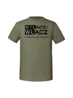 Męska koszulka  z nadrukiem – Wyłącz włącz i zobacz czy działa