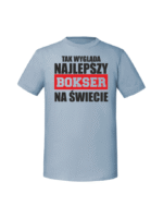 Męska koszulka  z nadrukiem – NAJLEPSZY BOKSER