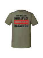 Męska koszulka  z nadrukiem – NAJLEPSZY BOKSER - obrazek 5