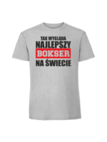 Męska koszulka  z nadrukiem – NAJLEPSZY BOKSER - obrazek 2