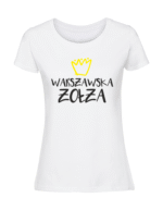 Damska koszulka  z nadrukiem – WARSZAWSKA ZOŁZA