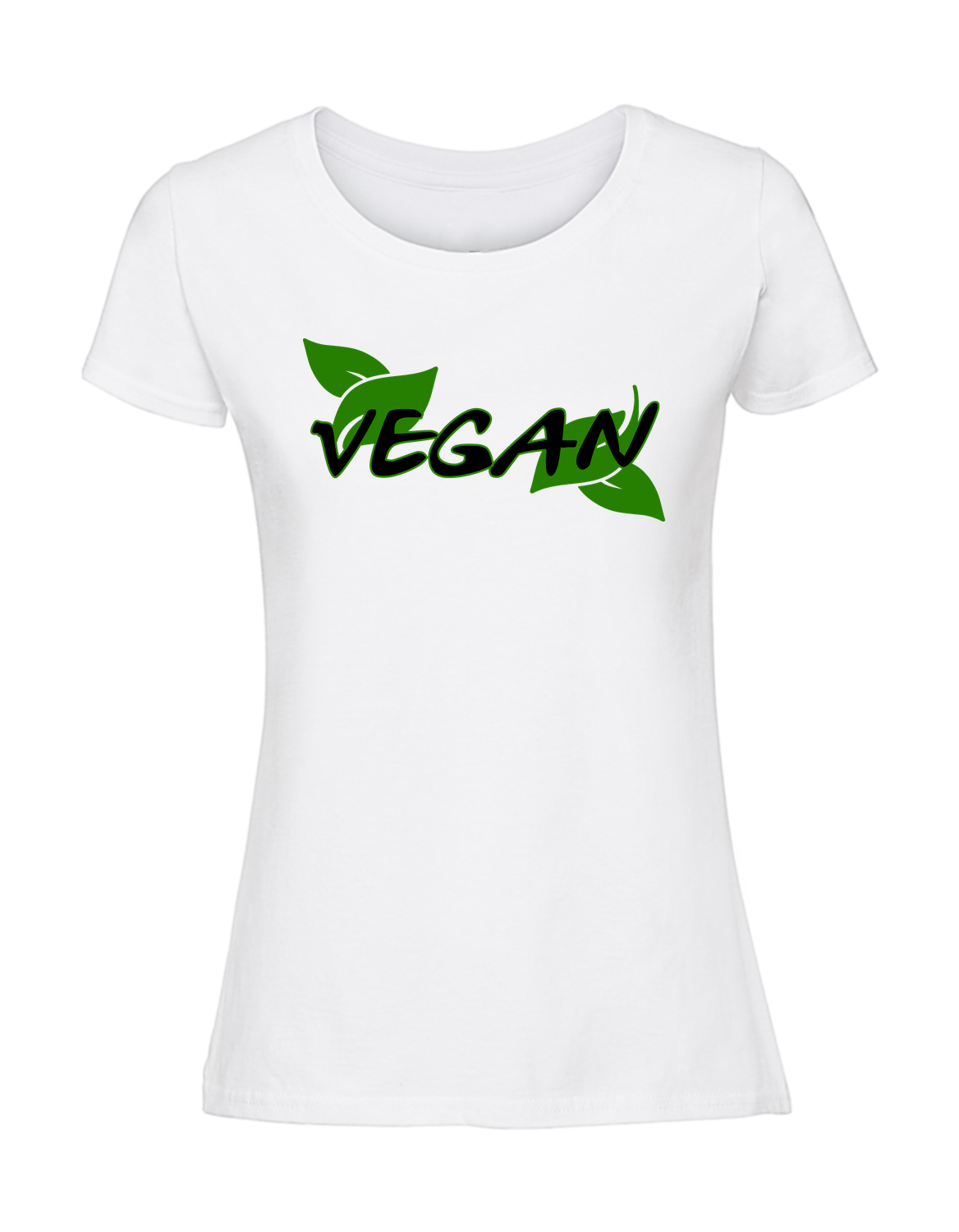 PZ00033_biala.png Damska koszulka z nadrukiem – Vegan - obrazek 1